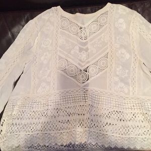 Boho top with lace